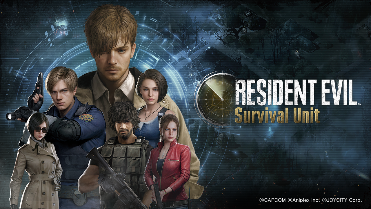 The characters of Resident Evil Survival Unit